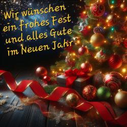 Frohe Weihnachten und alles Gute zum kommenden Jahr 2026