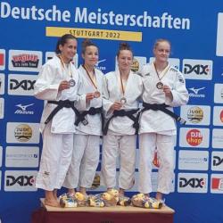 Hessische Judoka erkämpfen 5 Medaillen bei der deutschen Einzelmeisterschaft der Frauen und Männer in Stuttgart! 