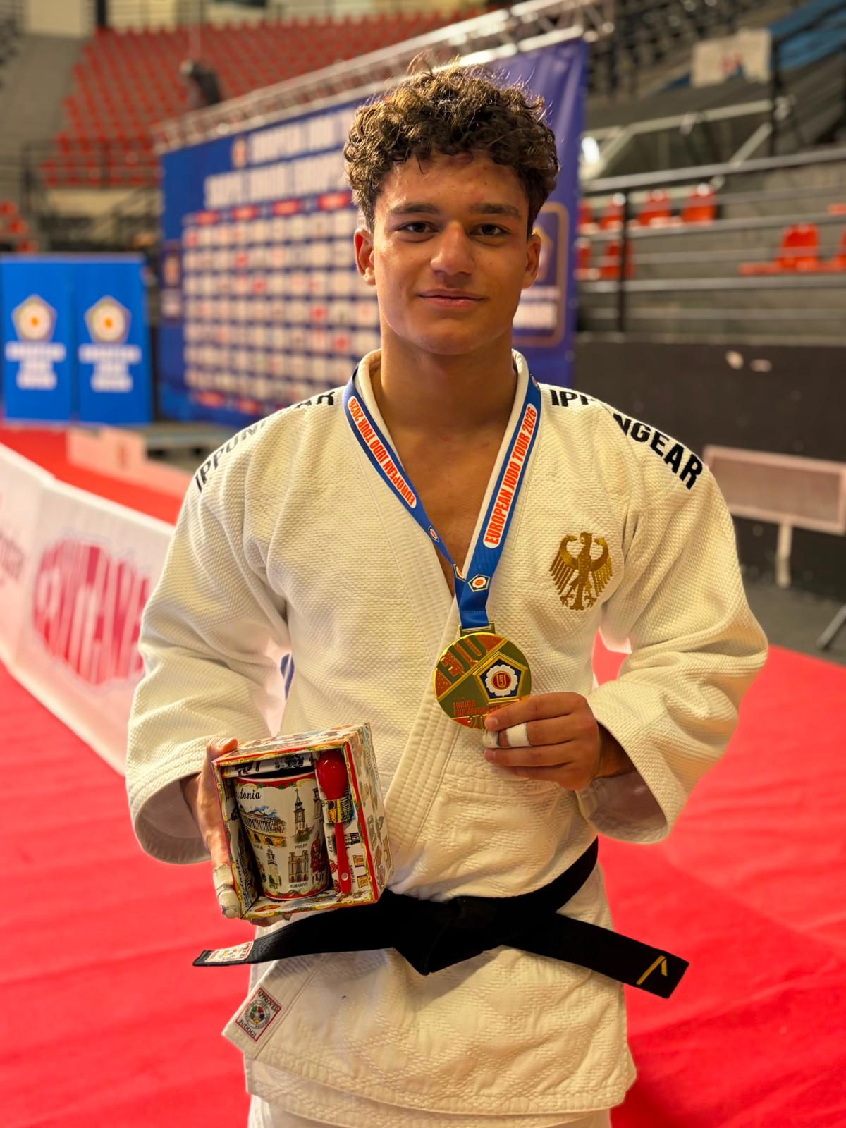 Demetre Makalatiya beim Skopje Junior European Cup 2026
